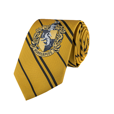 Cravate Poufsouffle – Logo tissé