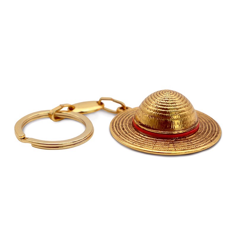 ONE PIECE – Porte-clés 3D « Chapeau de Paille »