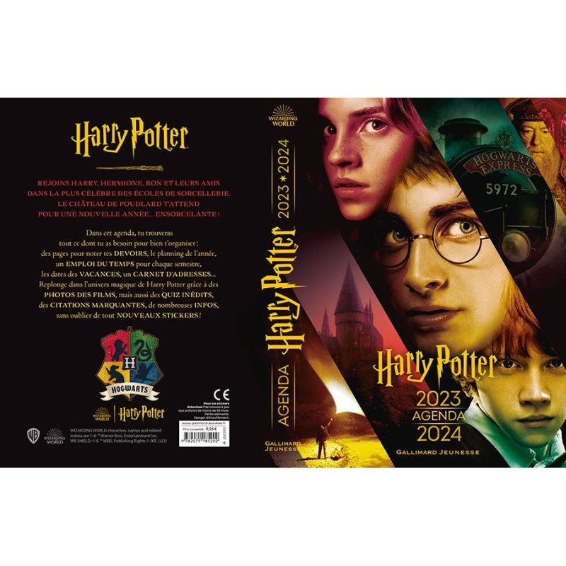 Harry potter - agenda 2023-2024